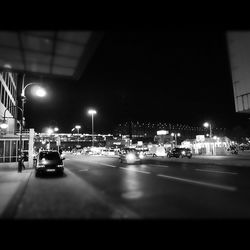 City street at night