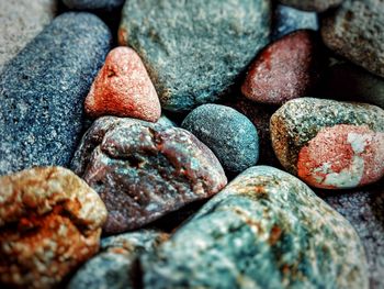 Full frame shot of stones