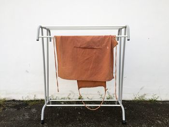 Brown apron on the clothes line