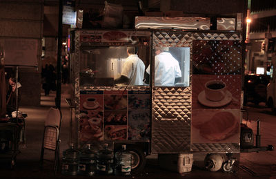 Interior of shop