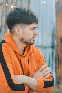 Man standing wearing sportswear