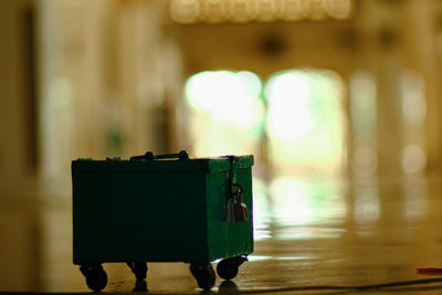 Charity box in a mosque