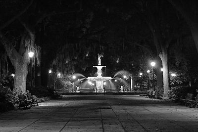 Street light at night