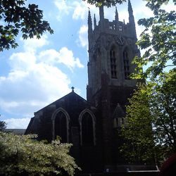 Low angle view of church