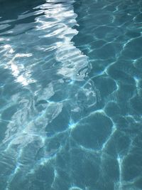 High angle view of swimming pool