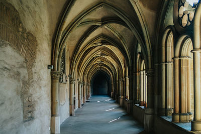 Corridor of historic building