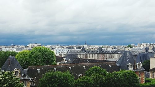 Cityscape against sky
