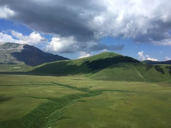 Scenic view of landscape against sky