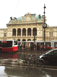 View of city street