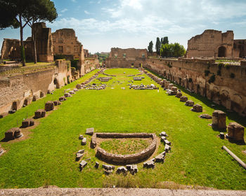 Old ruins of building