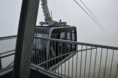 Low angle view of bridge against sky