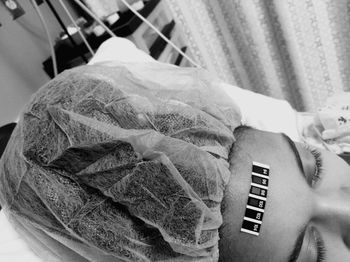 High angle view of coffee beans