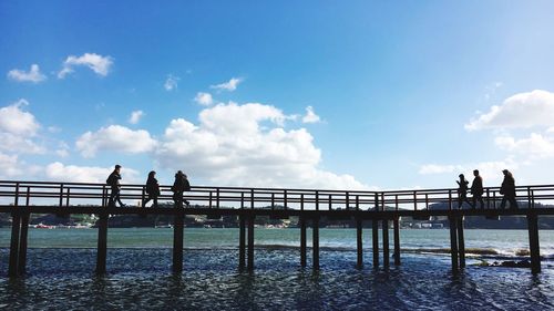 People in water