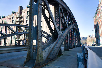 View of bridge in city