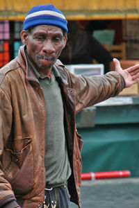 Portrait of mid adult man