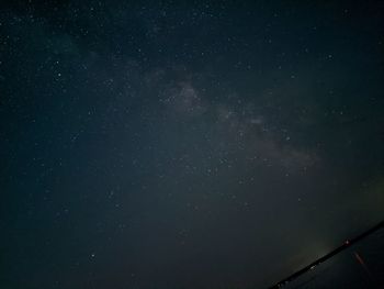 Low angle view of stars in sky