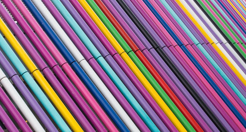 Full frame shot of multi colored pencils