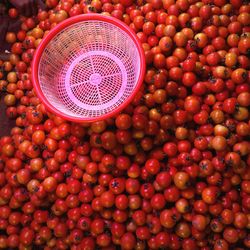 Close-up of fruits for sale at market stall