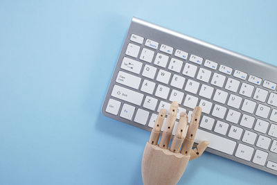 Close-up of laptop on table