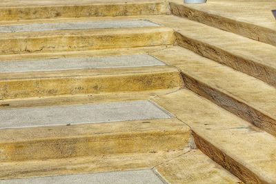 Full frame shot of yellow steps