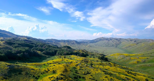 Scenic view of landscape against sky