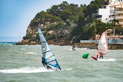 Boat in sea