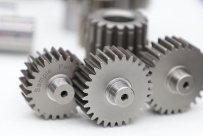 Close-up of machine part