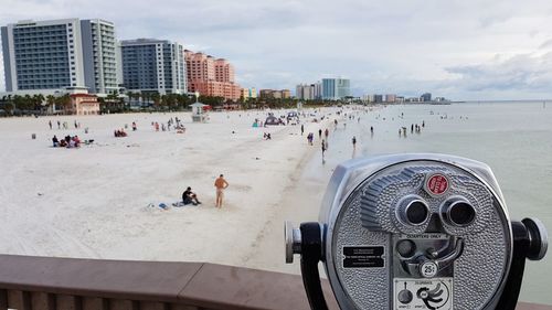 Group of people on beach