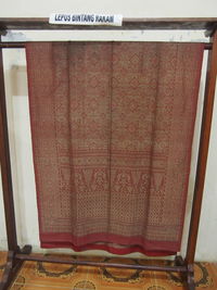 Close-up of curtain