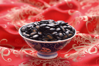 Close-up of pasta in bowl