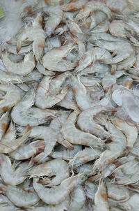 Full frame shot of fish for sale in market