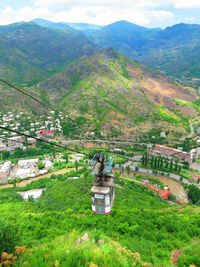 Scenic view of mountains
