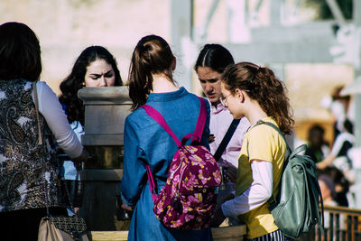 Group of people standing outdoors