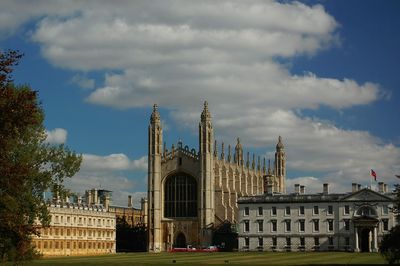 View of cathedral against cloudy sky