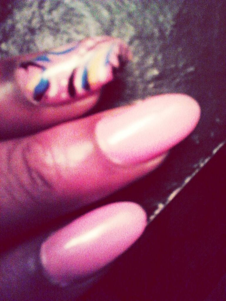 ...my natural nails...