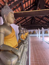 Buddha statue in pra tat sawi temple