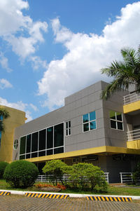 Low angle view of building against sky