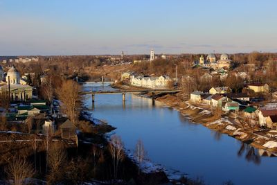 The city of torzhok in the tver region