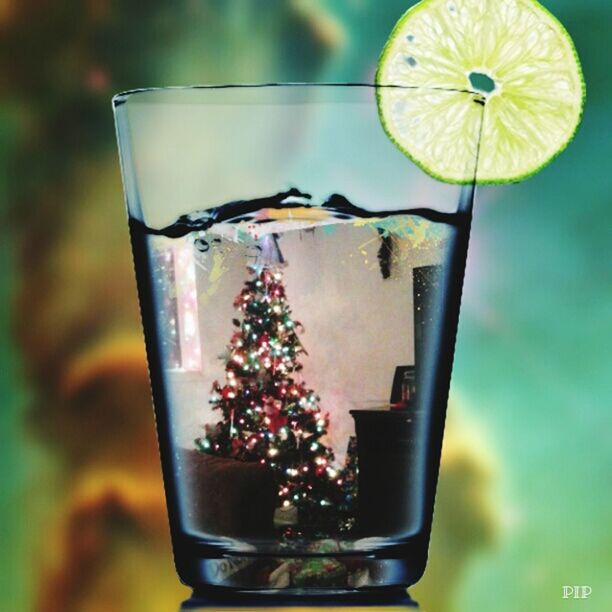 freshness, food and drink, close-up, focus on foreground, glass - material, fruit, flower, indoors, still life, table, transparent, drink, growth, healthy eating, refreshment, plant, fragility, selective focus, no people, drinking glass