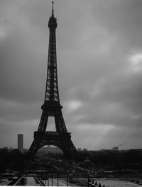 Eiffel tower with eiffel tower in background