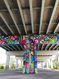 Graffiti on bridge