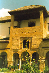 Low angle view of temple