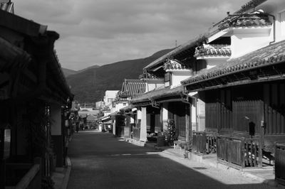 View of built structures against the sky