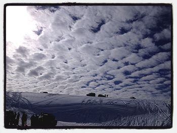 Scenic view of cloudy sky