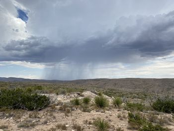 Scenic view of landscape against sky