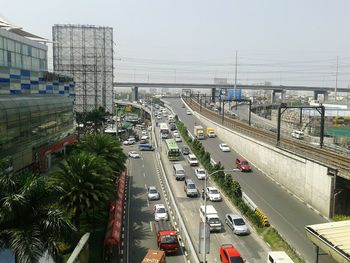 Traffic on road