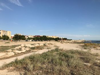 View of beach against sky