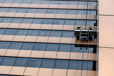 Low angle view of modern office building