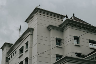 Low angle view of building against sky