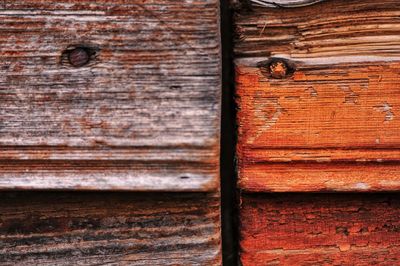 Full frame shot of wooden door